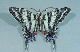 Бабочки из бисера