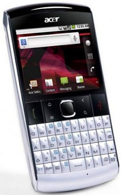 Android Touch Type QWERTY Phone Acer BeTouch E210