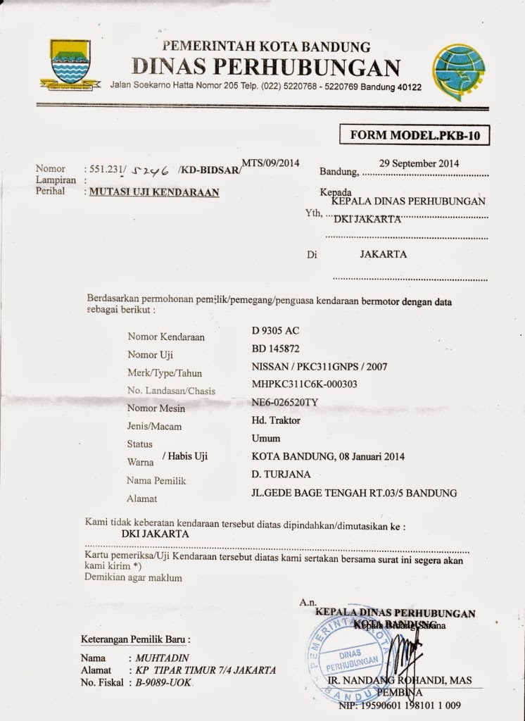 Galeri Kir Kendaraan Mega Biro Jasa