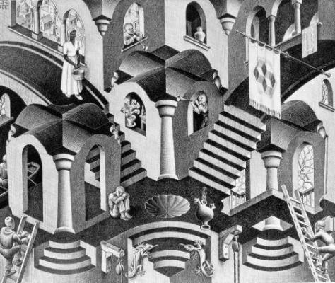 Maurits Cornelis Escher-Concave en convexe