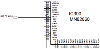 Hình 23 - Tín hiệu RST_FR_MCU1 đưa tới khởi động IC-  A/D (MN82860) 