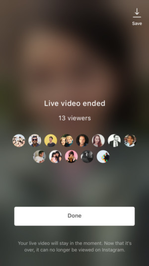 Instagram permite guardar tu Historia en vivo en tu teléfono