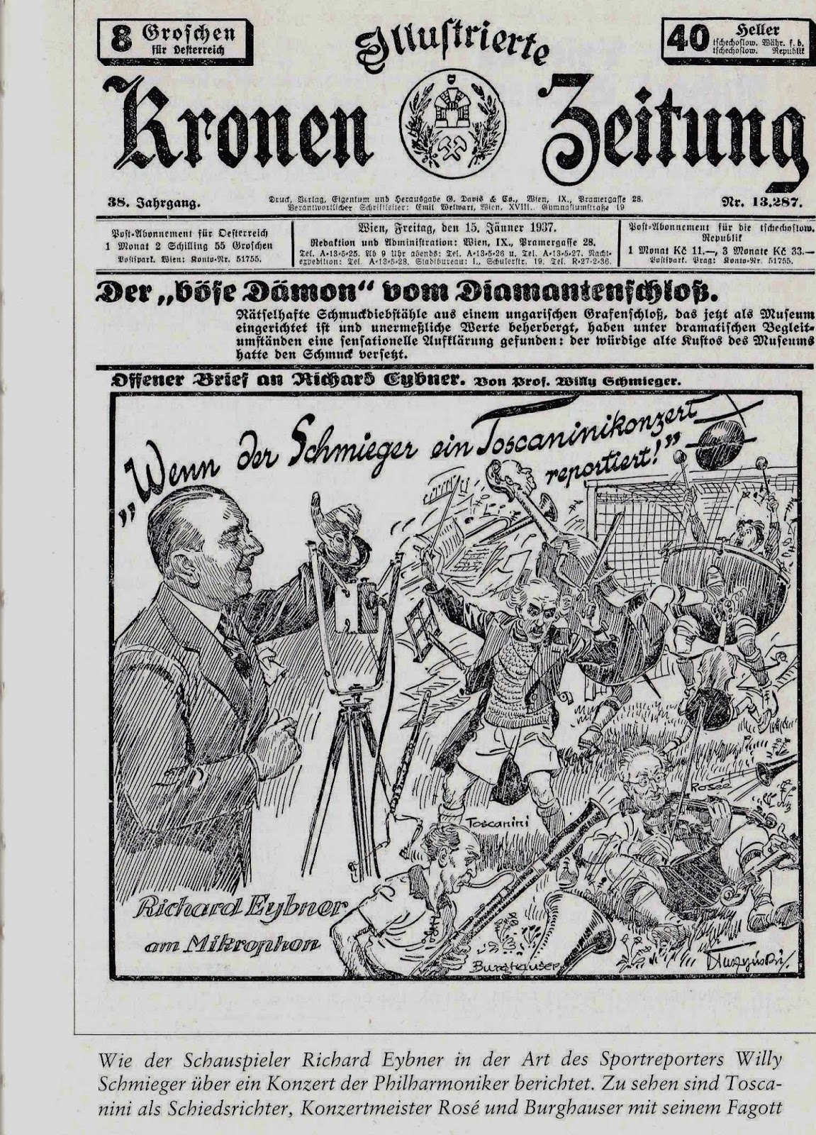 Barry Blogs A Different Kind of Toscanini Broadcast!