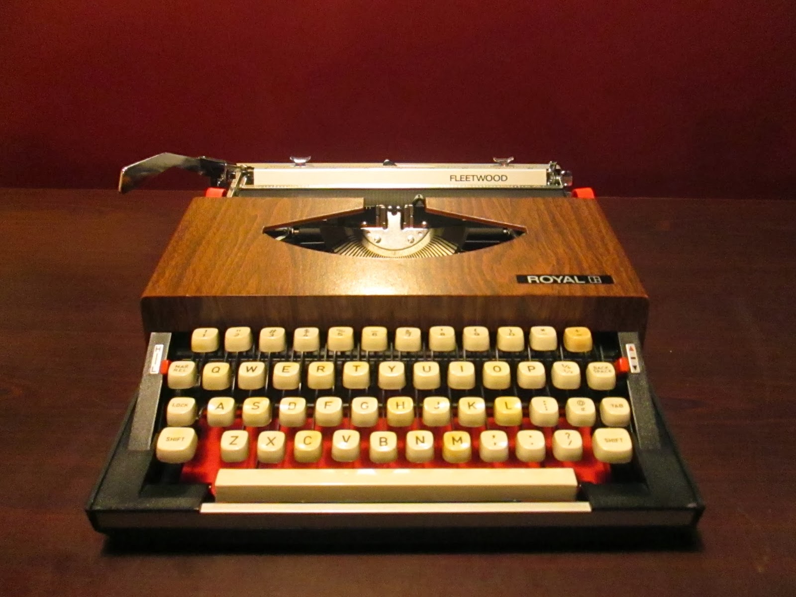 Royal Typewriters Royal Fleetwood, 1970