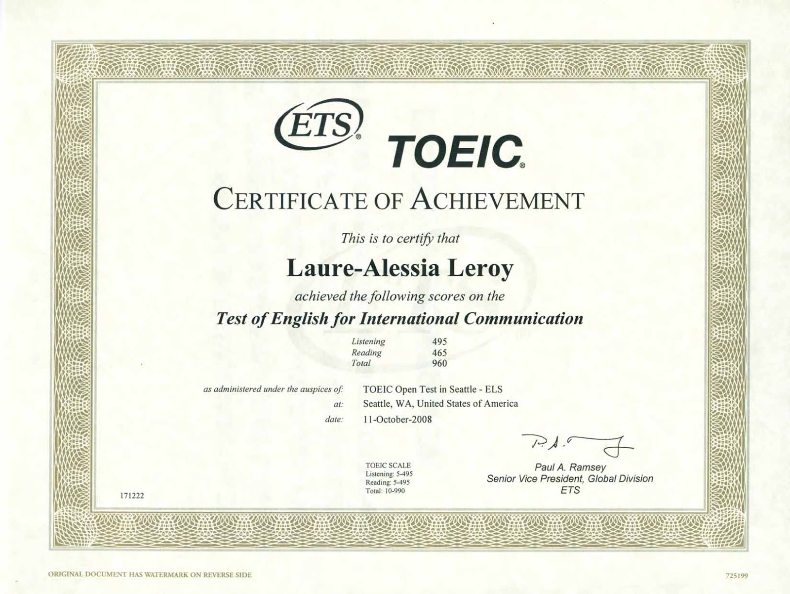 Before starting a course take an International Certification of foreign