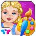 Baby Arts & Crafts - Care, Play, Paint And Create Your Memory Book App iTunes App Icon Logo By Kids Fun Club by TabTale - FreeApps.ws