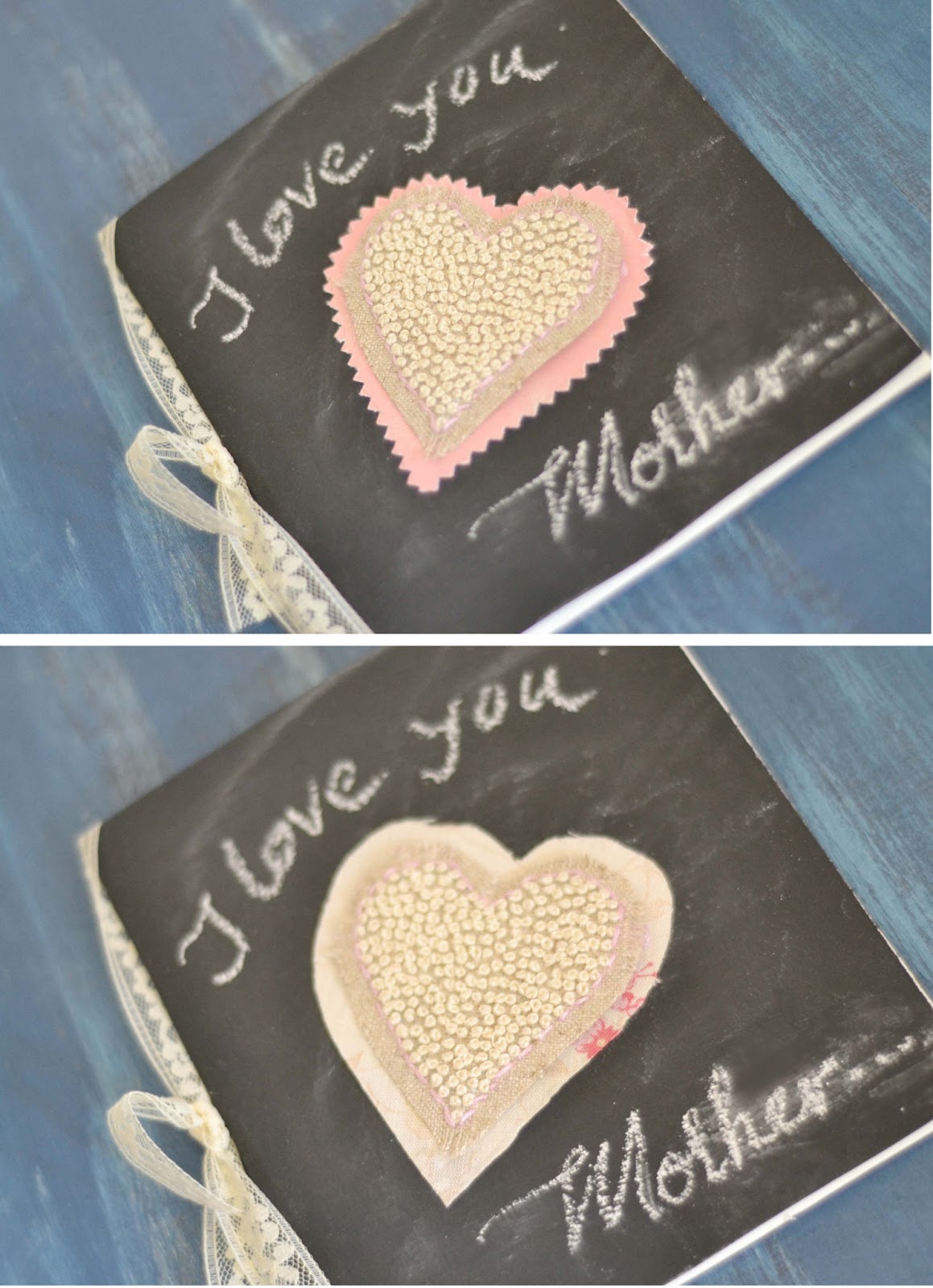 Curiositaellya How to Make Mother's Day Chalk Board Card {DIY}