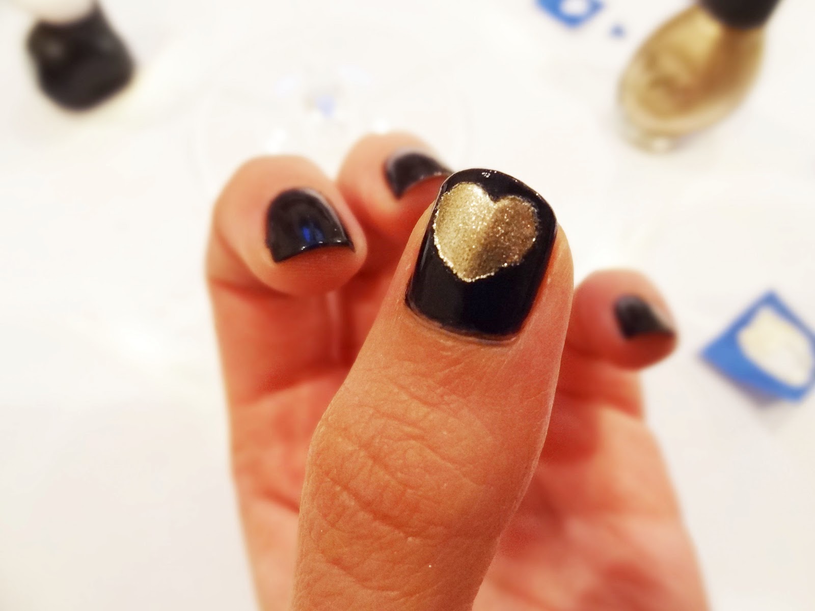 bored doe... Painter Tape Nail Art