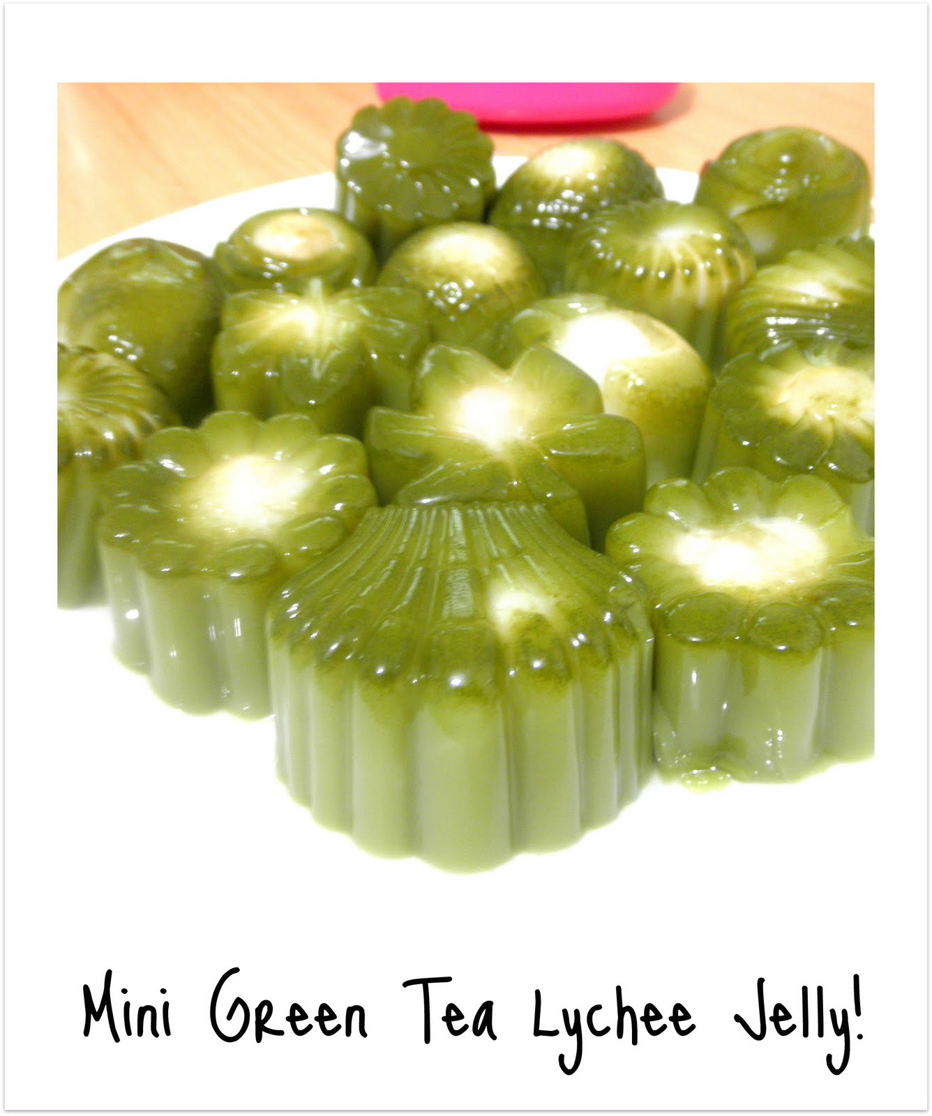 Green Tea With Lychee Jelly CHRISIE MICKAEL
