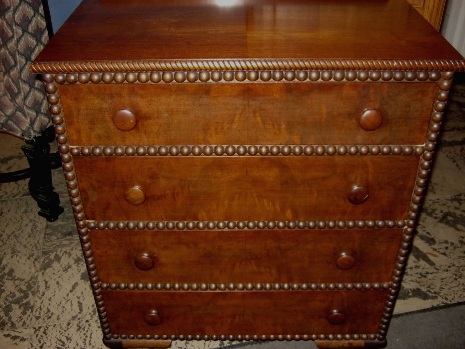 Funk Gruven A Z Circa 1920 Walnut Chest Of Drawers
