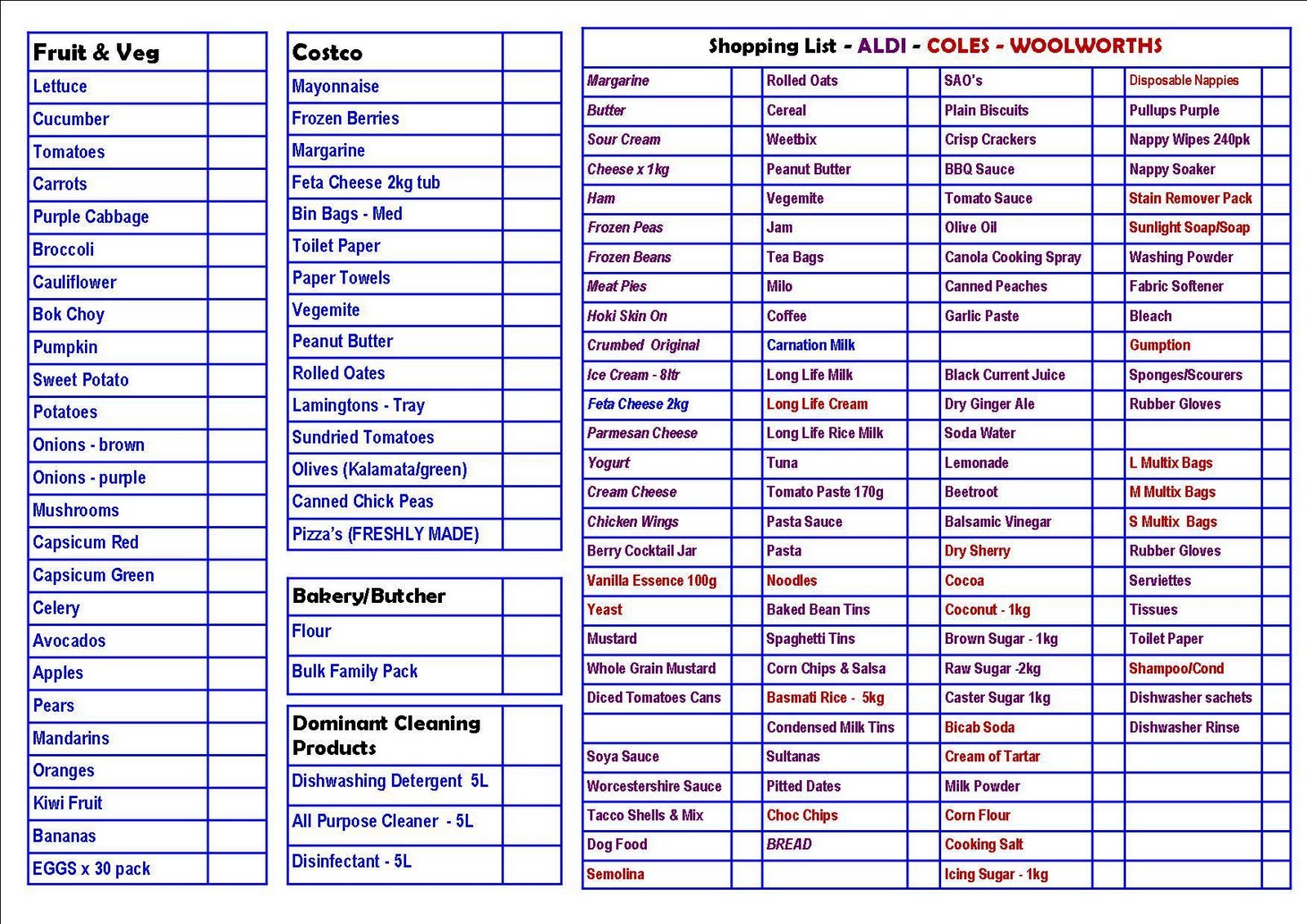 shopping lists search results for printable shopping lists for groceries shopping lists search results for printable shopping lists for groceries
