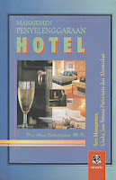 www.ajibayustore.blogspot.com Judul : MANAJEMEN PENYELENGGARAAN HOTEL Pengarang : Drs. Agus Sulastiyono, M.Si. Penerbit : Alfabeta