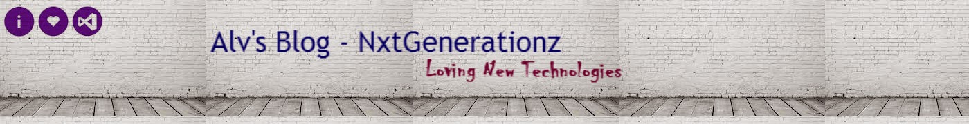       Alv's Blog - NextGenerationz