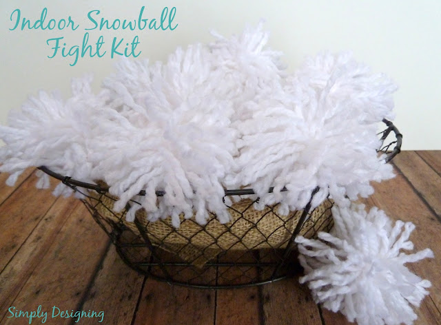 Indoor Snow Ball Kit 01a Simply Link Party + Family Rules Art GIVEAWAY 14