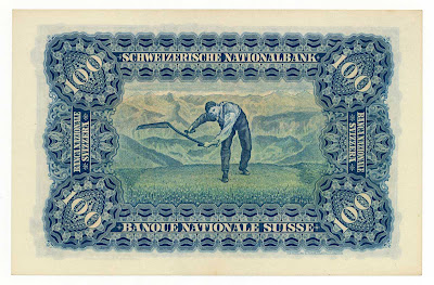 Switzerland 100 Franken note