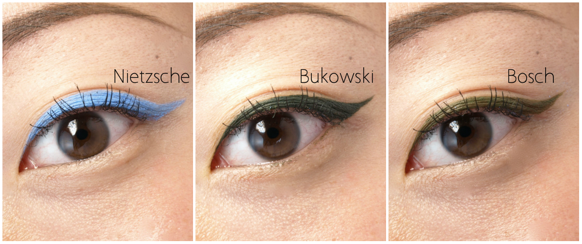 Kat Von D Ink Liner Liquid Eyeliner in "Nietzsche", "Bosch" & "Bukowski