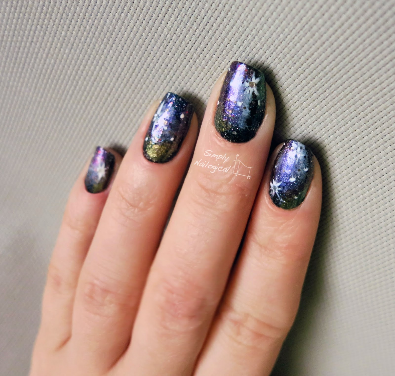 Simply Nailogical: Galaxy nails