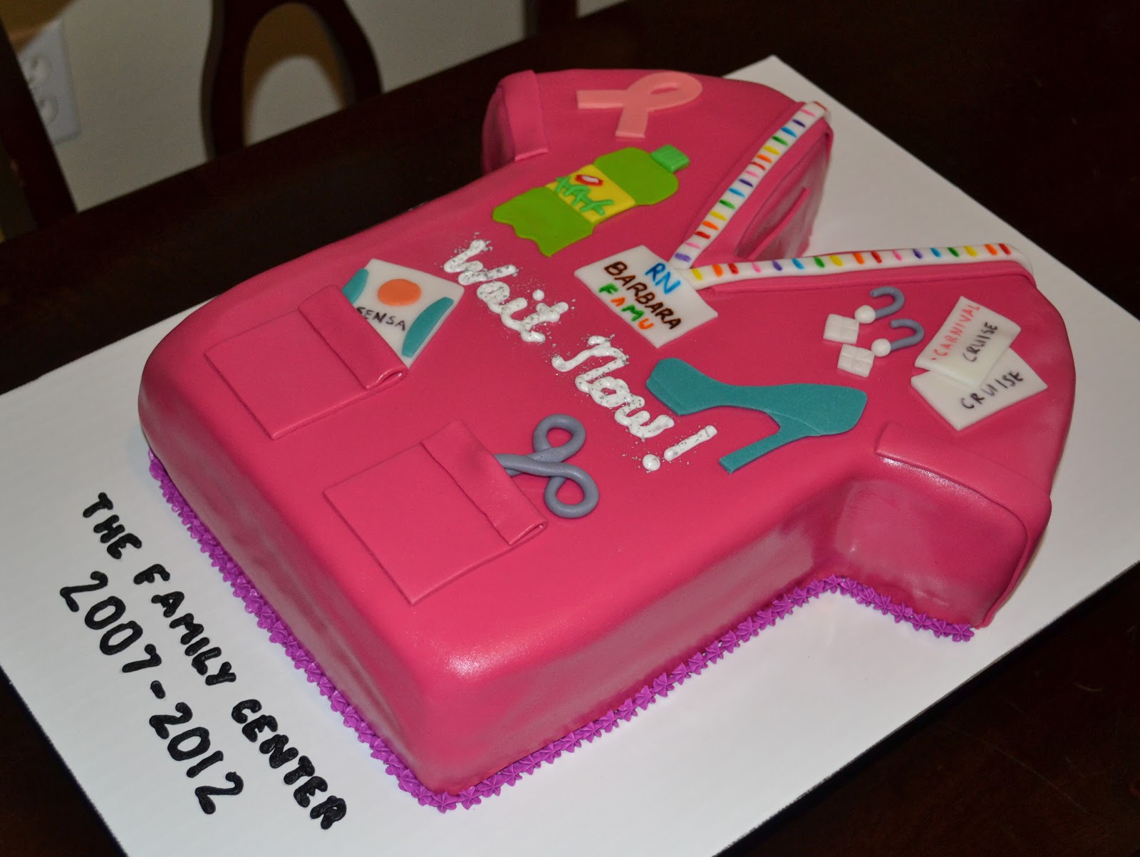 SweetCakeRN Scrub Top Cake
