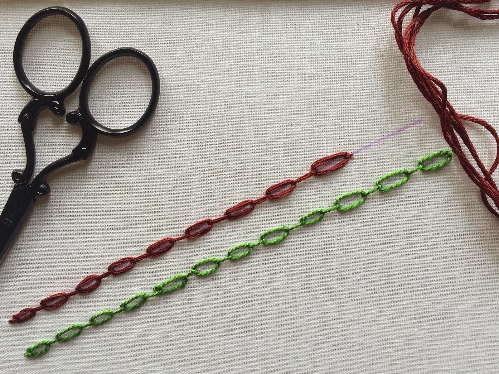 MooshieStitch Take a Stitch Tuesday 23 Cable Chain Stitch