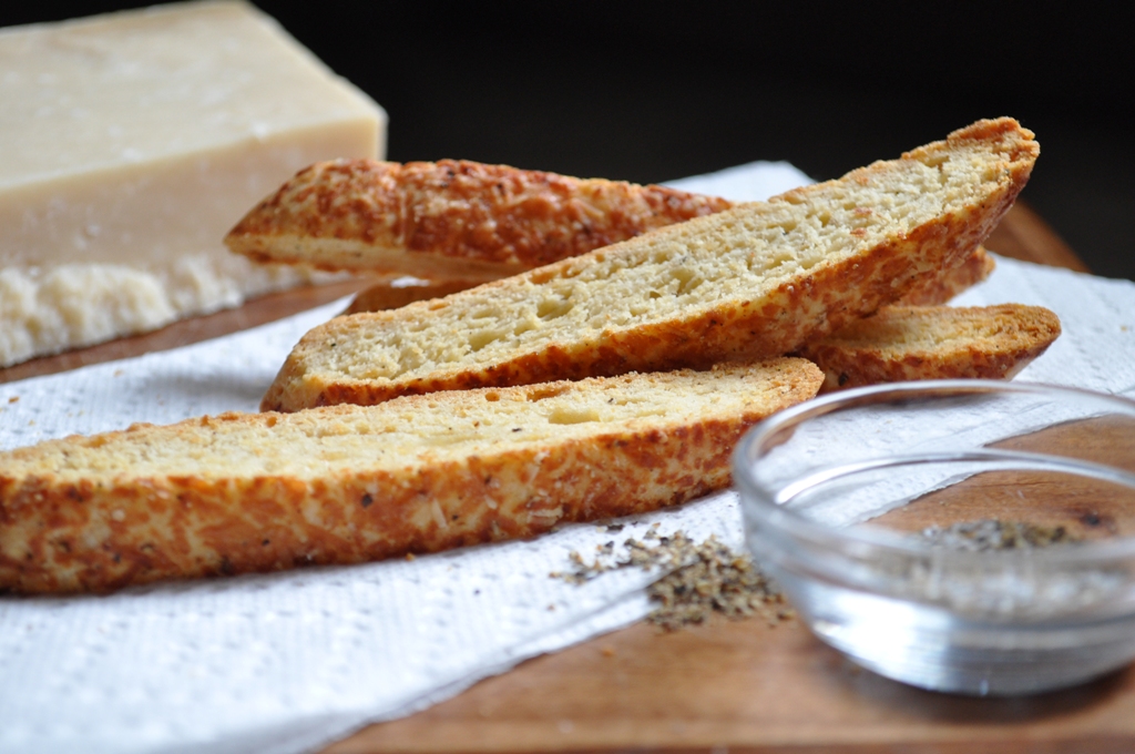The Ginger Snap Girl Parmesan and Black Pepper Biscotti