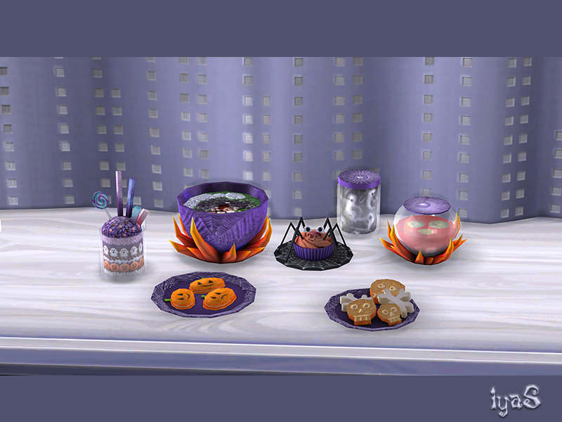 Sims 4 CC's The Best Halloween Treats by Soloriya