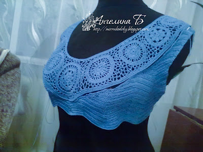 авторские работы, мои работы, платье, вязание крючком, мастер-класс, 