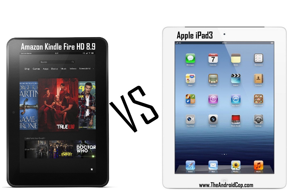 ipad vs kindle fire comparison