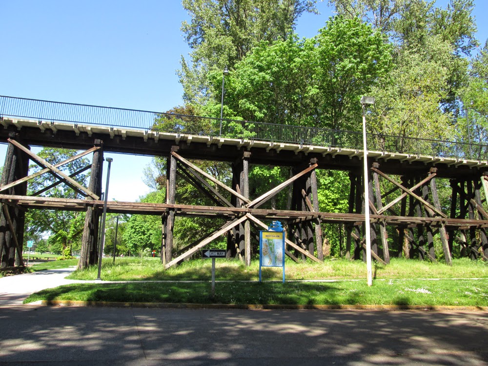 Oregon Gallery Union Street Railroad Bridge & West Salem