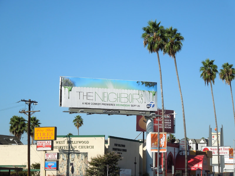 The Neighbors billboard Sunset Boulevard The Neighbors billboard