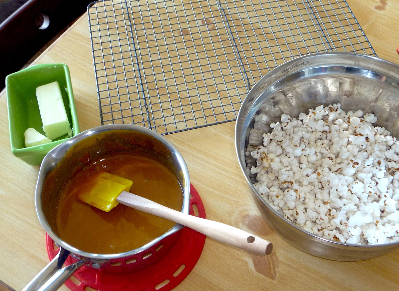 The Little Dinner Party Caramel Popcorn Ball Party Favors