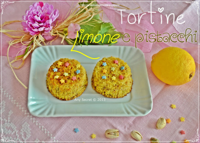 Tortine limone e pistacchi