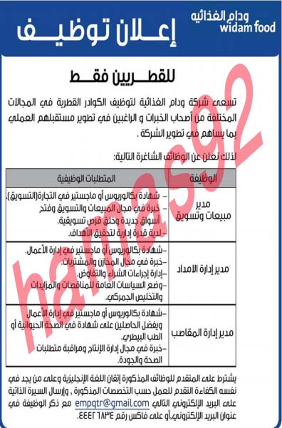 وظائف شاغرة فى جريدة الشرق قطر الخميس 02-05-2013 %D8%A7%D9%84%D8%B4%D8%B1%D9%82+1