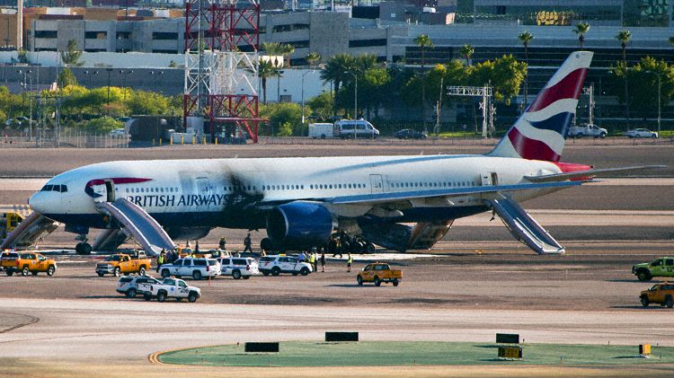 É MAIS QUE VOAR | FOTOS | Acidente com o 777 da British Airways em Las Vegas É MAIS QUE VOAR | FOTOS | Acidente com o 777 da British Airways em Las Vegas