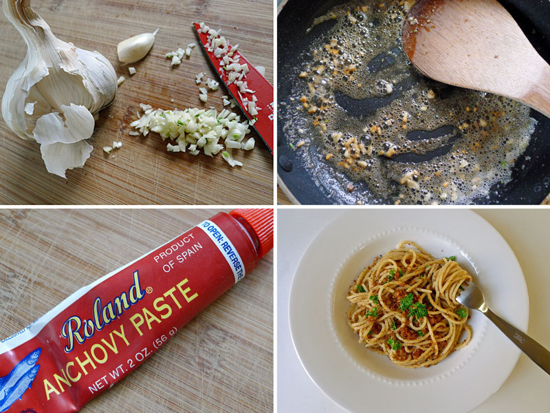 Cooking Weekends Spaghetti with Savory Breadcrumbs