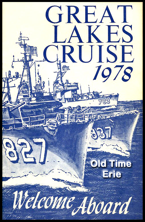 Old Time Erie Great Lakes Naval Cruise 1978