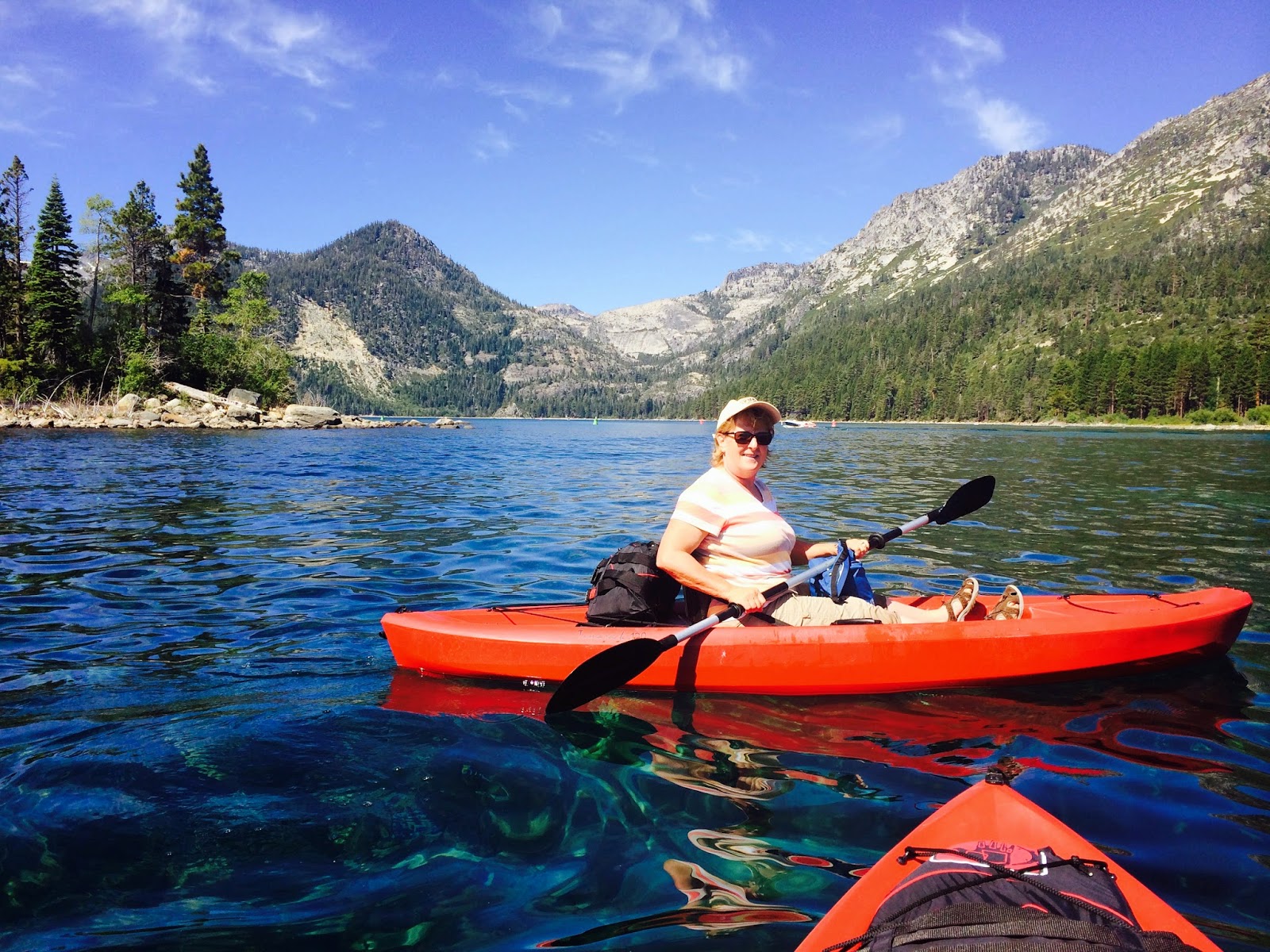 On The Road Again... Then and Now... Kayaking on Lake Tahoe