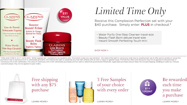 Clarins coupon code