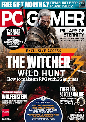 PC Gamer UK April issue is The Witcher 3 how to make an RPG with 36 endings