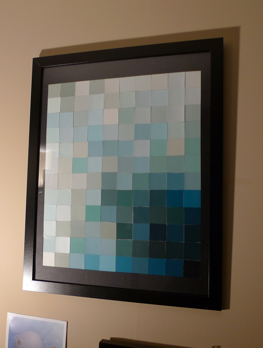 DIY Paint Chip Wall Art
