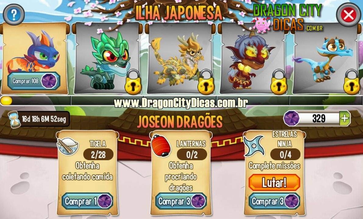 Ilha Japonesa - Itens e Dicas Ilha Japonesa - Itens e Dicas