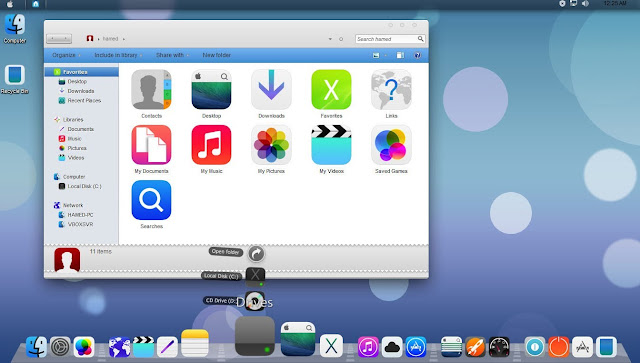 حول شكل حاسوبك إلى شكل IOS9 الجديد من آبل