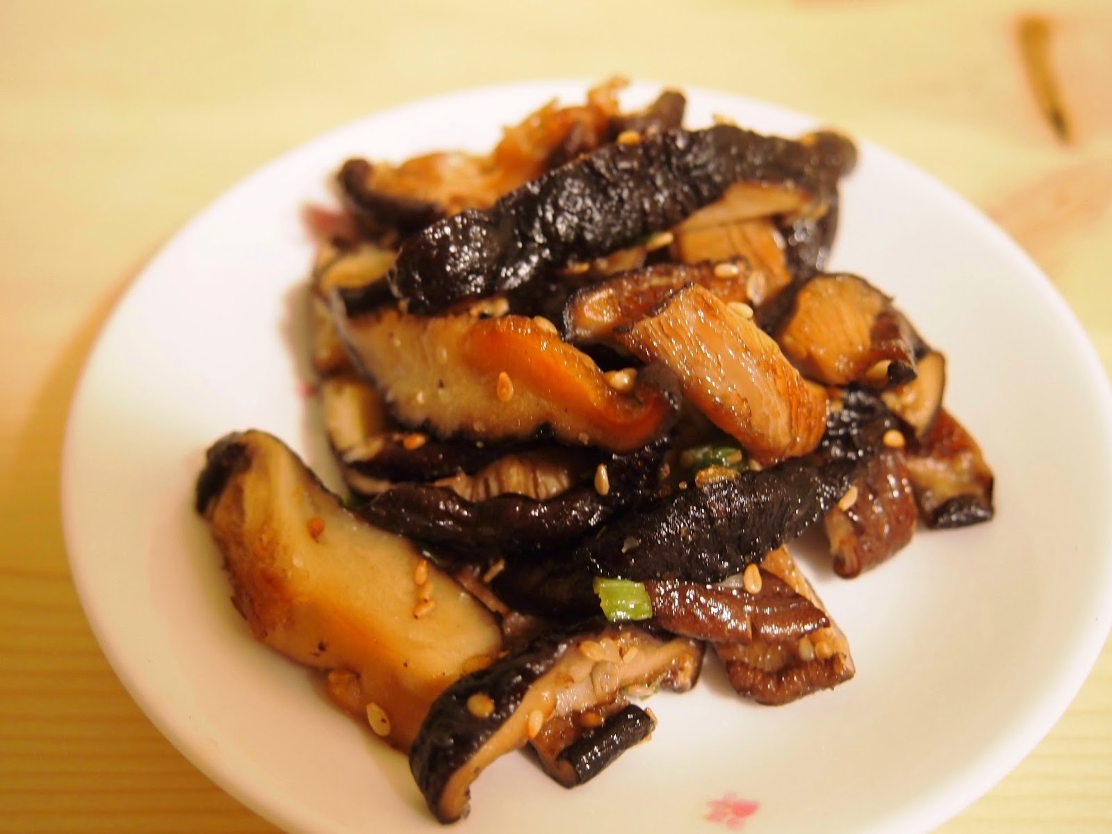 My Korean Table: Mushroom Side Dish