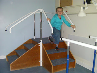 physiotherapy staircase for stroke unit