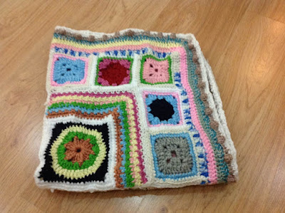 crochet, crochet along, scraps of yarn projects