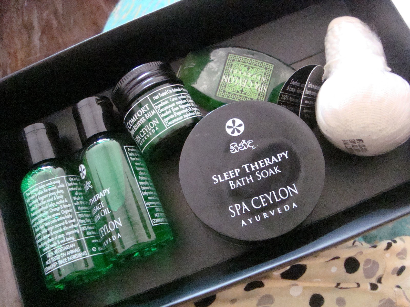 Pink Clouds Spa Ceylon Ayurveda Sleep Therapy Luxury Home Spa Set