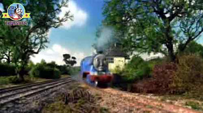 The Island of Sodor railway signalman steam locomotive express train big blue Gordon the tank engine