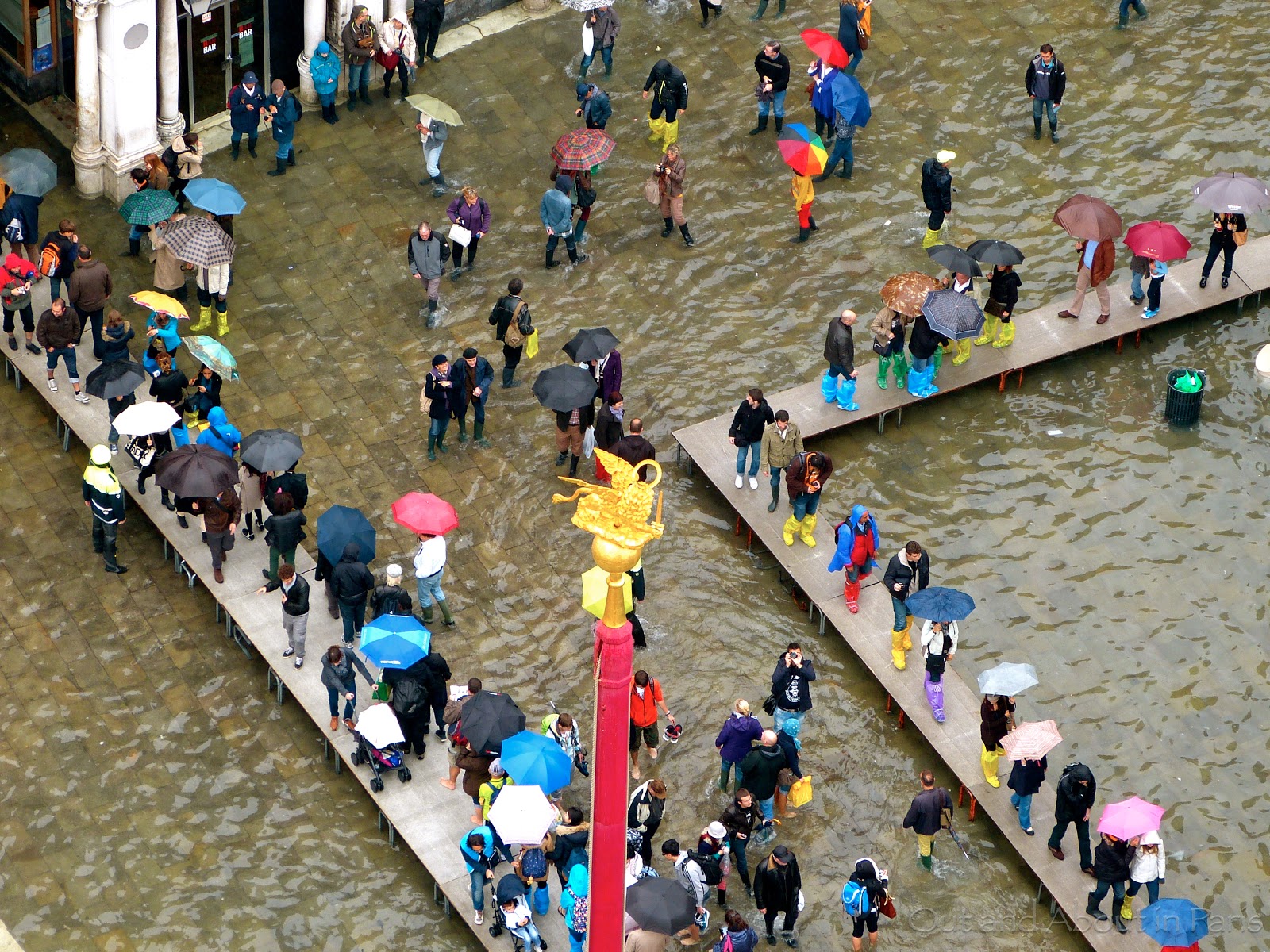 Sunday's picture and a Song Venice is flooded!