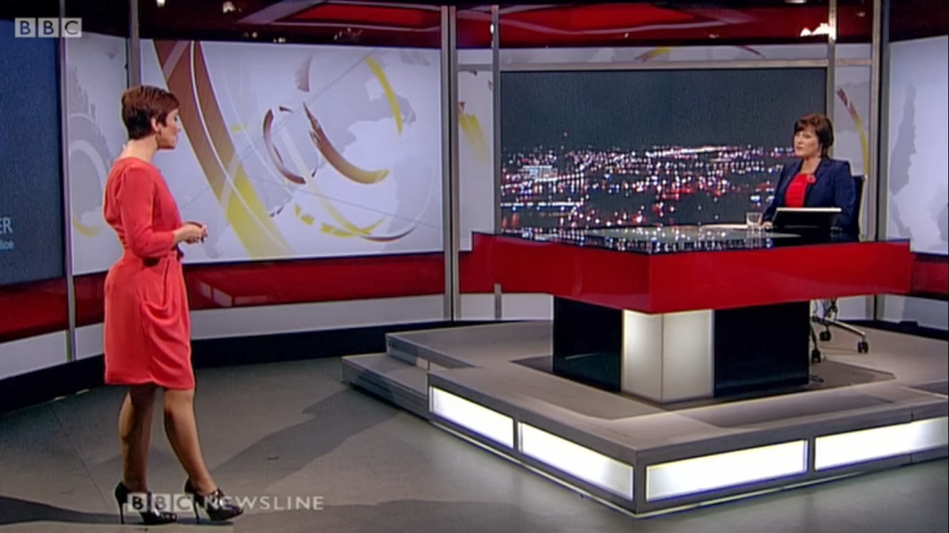 UK Regional News Caps Cecilia Daly BBC Northern Ireland (Newsline)