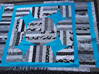 Black and White quilt