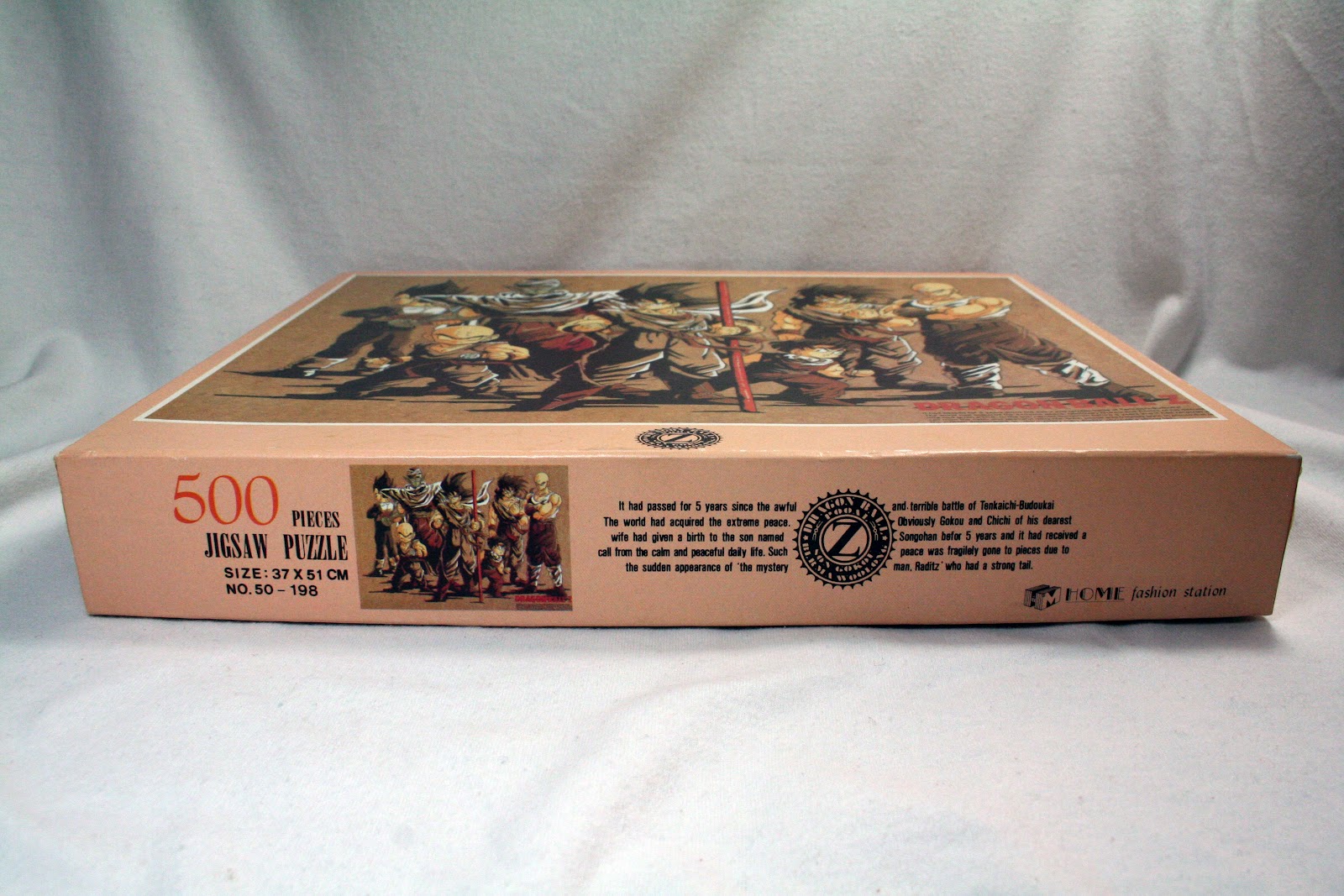 500 Piece Dragon Ball Z Jigsaw Puzzle Featuring Goku, Gohan, Krillin